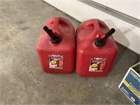 2-5 Gallon gas cans