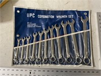 3/8 to 1 inch standard combination wrench set