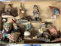 Tom Clark Gnome Figures 6.5” Tall and Smaller