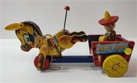 FISHER PRICE BUCKY BURROR #166 FROM 1955