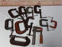 (11) Assorted Clamps