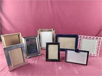 P initial frame, lot of 8 picture frames