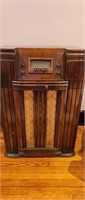 Antique Silvertone Radio Console