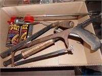 HACK SAW, NAIL PULLER, TIRE FILL