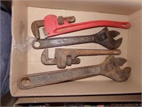 PIPE WRENCHES, CRESCENTS