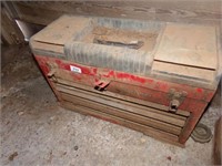 TOOL BOX WITH A FEW SOCKETS