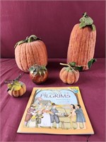 Pumpkins! Pilgrim book, decor
