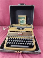 Underwood golden touch vintage typewriter with