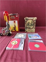 Christmas wooden box, gift card holders, elephant
