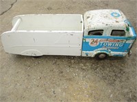 1808-BLUE/WHITE TOY TOW TRUCK