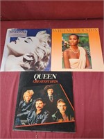 Madonna, Whitney Houston,  Queen Records albums