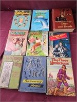 1940s 1950s 1960s books, Lassie, flipper, power