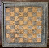 Old Style Checker Game Board