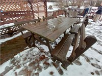 Picnic Table and (4) Benches