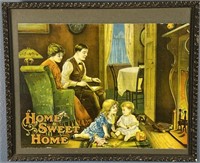 Antique Home Sweet Home Chromolithograph