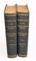 Lot #3335 - Maryland in the World War Volume