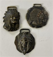 Three Native American Award Medals