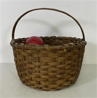 Antique Splint Basket of Fruit