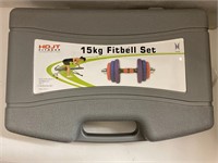 (2x bid)HDJT Fitness 15kg Fitbell 6pc Set