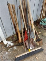 Shovels, Picks, Rakes and Broom