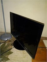 Shark Sweeper, Floor Lamp and Flat Screen TV