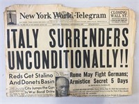 New York World - Telegram  1943  Newspaper