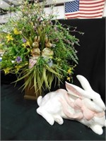 White Bunny and Arrangement