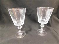 7 Clear Glass Water Glasses
