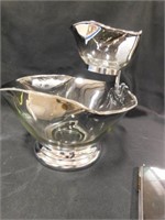 Vintage Silver Fade Dorothy Thorpe Bowl