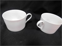 12 White Noble Excellence Cups,