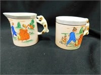Vintage Ceramic Lusterware Jack & Jill