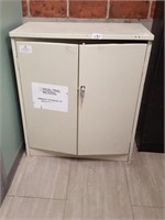 metal storage cabinet, as is