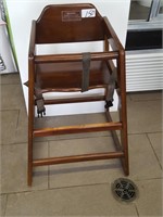 wooden hi-chair