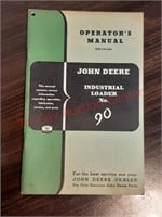 Industrial Loader No. 90 operator's manual John