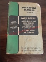 Tractor cultivators Operator Manual John Deere.