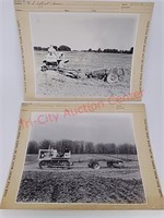 2 factory advertising photos of Caterpillar