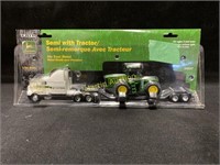 JD Semi & 9220 Tractor
