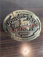 1992 Belt Buckle Harvester Works Machining John