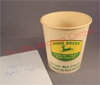 1950's 4 leg JD paper cup
