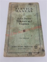 1933 service manual tractors & engines