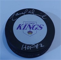 Marcel Dionne Signed Hockey Puck