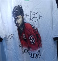 Mark Giordano Signed T-shirt XL