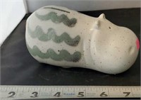 Ceramic hippo bank