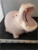 Fitz & Floyd Ceramic hippo bank