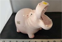 Fitz & Floyd Ceramic hippo bank