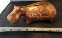 Copper hippo bank