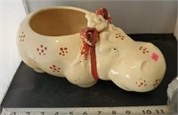 Ceramic hippo planter