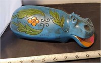 Retro Ceramic hippo bank