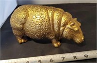 Solid ceramic hippo