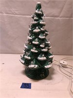 Vintage Porcelain Christmas Tree